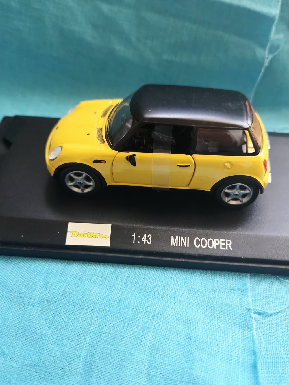 Mini Cooper DARDA Yellow 1/43 Scale Die-Cast Model Car Never Used